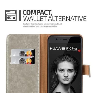 Huawei P10 lommebokdeksel etui (brun)