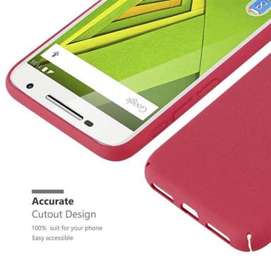 Motorola MOTO X PLAY Hardt Deksel Cover (rød)
