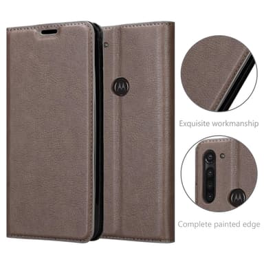 Motorola MOTO G8 POWER LITE lommebokdeksel case (brun)