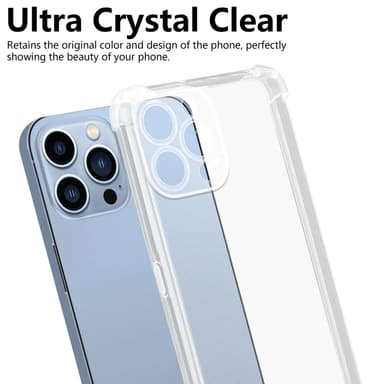 iPhone 13 PRO MAX deksel ultra slim (Genomskinlig)
