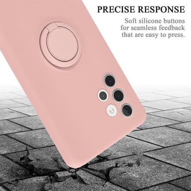Deksel Samsung Galaxy A32 5G Ring Case (rosa)
