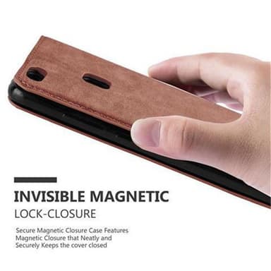 Huawei P10 LITE lommebokdeksel case (brun)