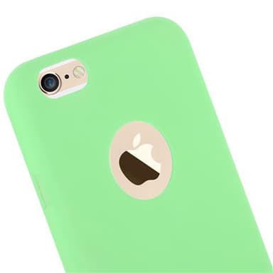 Deksel iPhone 6 / 6S Silikon cover (grønn)