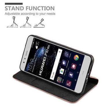 Huawei P10 LITE lommebokdeksel case (brun)
