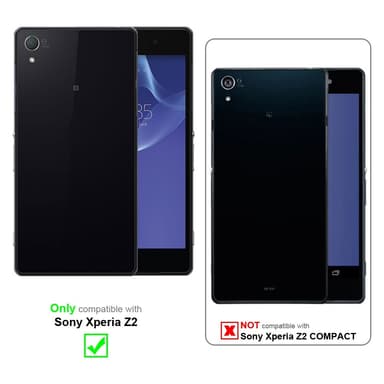 Sony Xperia Z2 Deksel Cover Etui (blå)