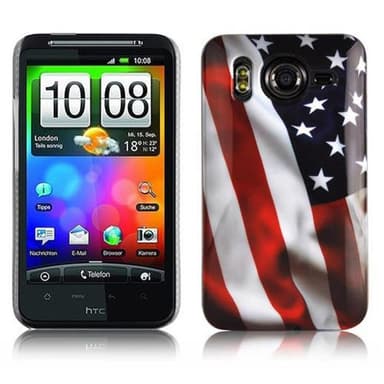 HTC Desire HD Hardt Deksel Case (rød)