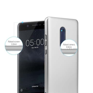 Deksel Nokia 5 2017 Case Cover (sølv)