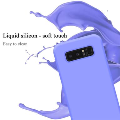 Samsung Galaxy NOTE 8 silikondeksel case (lilla)