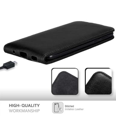 HTC U PLAY deksel flip cover (svart)