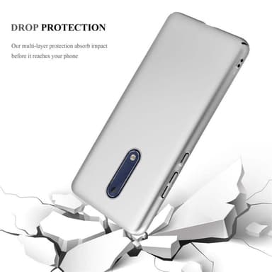 Deksel Nokia 5 2017 Case Cover (sølv)