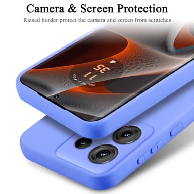 Motorola Edge 50 Pro silikondeksel case (lilla)