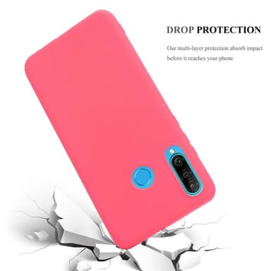Deksel Huawei P30 LITE Silikon cover (rød)