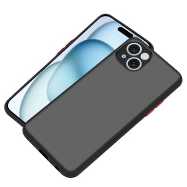 iPhone 15 Deksel Case Cover (Svart)