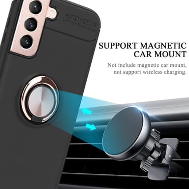 Samsung Galaxy S21 5G silikondeksel cover (svart)