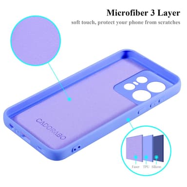 Motorola Edge 50 Pro silikondeksel case (lilla)