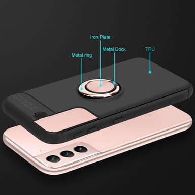 Samsung Galaxy S21 5G silikondeksel cover (svart)