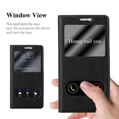 Huawei MATE 9 lommebokdeksel cover (svart)