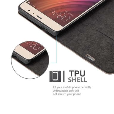 Xiaomi RedMi PRO lommebokdeksel case (brun)