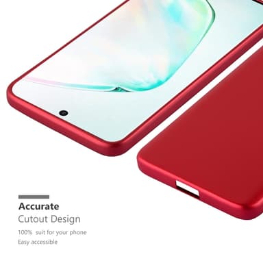 Deksel Samsung Galaxy NOTE 10 Case Cover (rød)