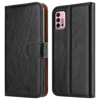 Motorola MOTO G10 / G30 lommebokdeksel etui (svart)