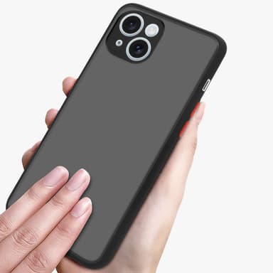 iPhone 15 Deksel Case Cover (Svart)