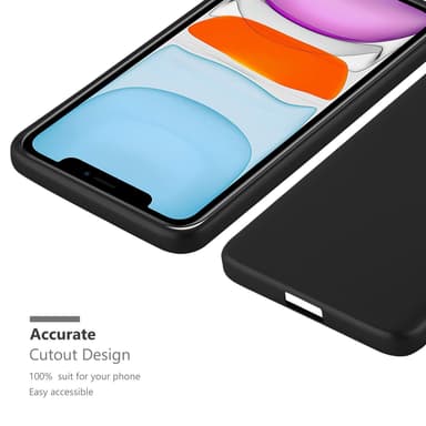 Deksel iPhone 11 Case Cover (svart)
