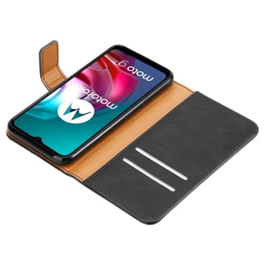 Motorola MOTO G10 / G30 lommebokdeksel etui (svart)