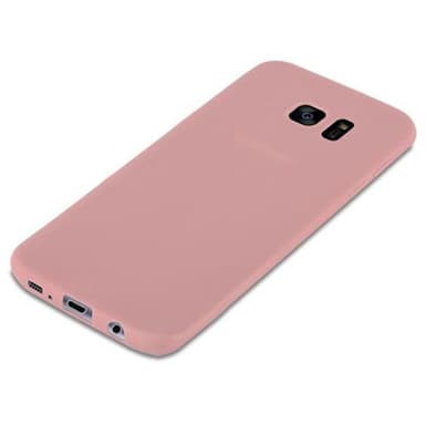 Deksel Samsung Galaxy S7 EDGE Silikon cover (rosa)