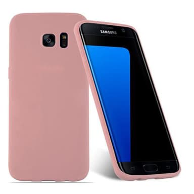 Deksel Samsung Galaxy S7 EDGE Silikon cover (rosa)