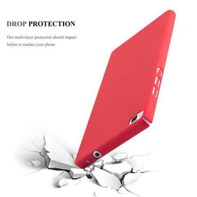 Huawei P8 Hardt Deksel Cover (rød)