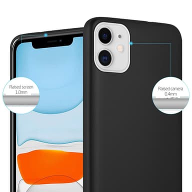 Deksel iPhone 11 Case Cover (svart)