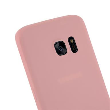 Deksel Samsung Galaxy S7 EDGE Silikon cover (rosa)