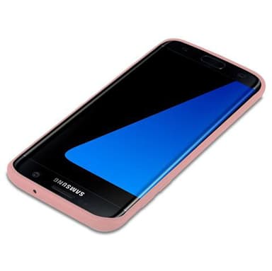 Deksel Samsung Galaxy S7 EDGE Silikon cover (rosa)