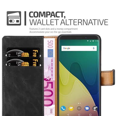 WIKO VIEW XL lommebokdeksel etui (svart)