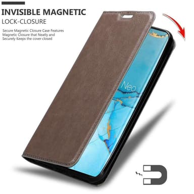 Oppo FIND X2 PRO lommebokdeksel case (brun)