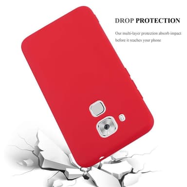 Deksel Huawei NOVA PLUS Silikon cover (rød)