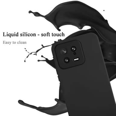 Xiaomi 13 5G silikondeksel case (Svart)