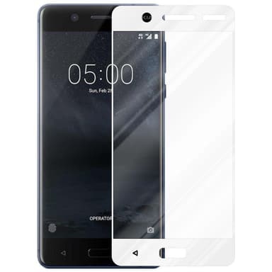 Nokia 5 2017 Skjermbeskytter Skärmskydd (hvit)