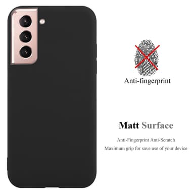Deksel Samsung Galaxy S21 PLUS Silikon cover (svart)