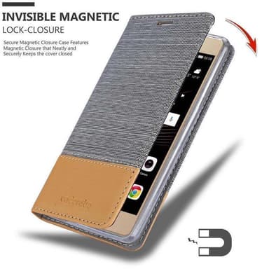 Huawei P8 MAX lommebokdeksel etui (grå)