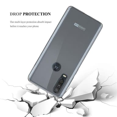 Motorola ONE ACTION deksel ultra slim (gjennomsiktig)