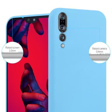 Deksel Huawei P20 PRO / P20 PLUS Silikon cover (blå)
