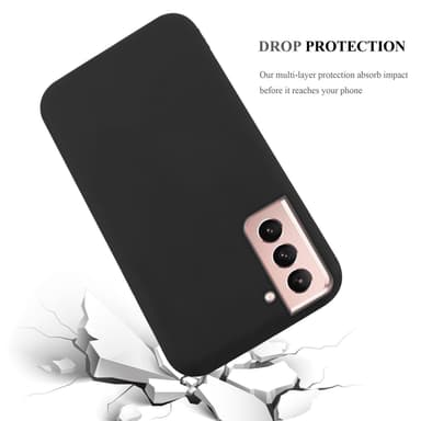 Deksel Samsung Galaxy S21 PLUS Silikon cover (svart)