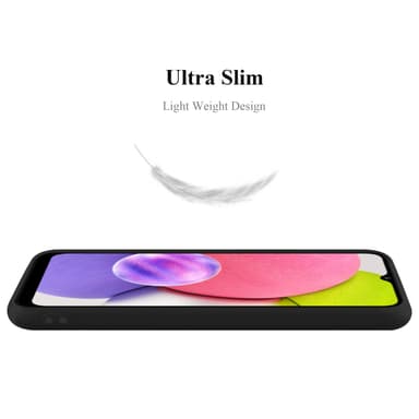 Deksel Samsung Galaxy A03s Silikon cover (svart)