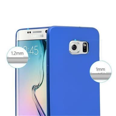 Deksel Samsung Galaxy S6 EDGE Case Cover (blå)