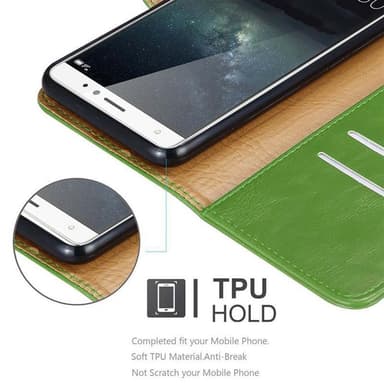 Huawei MATE S lommebokdeksel etui (grønn)
