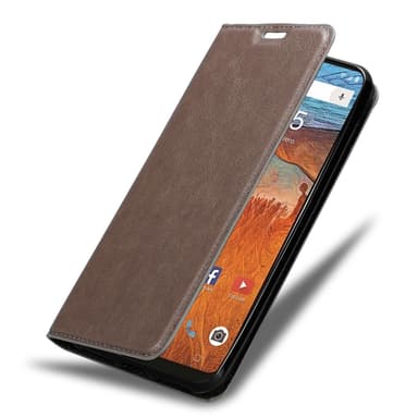 ZTE Blade V10 lommebokdeksel case (brun)