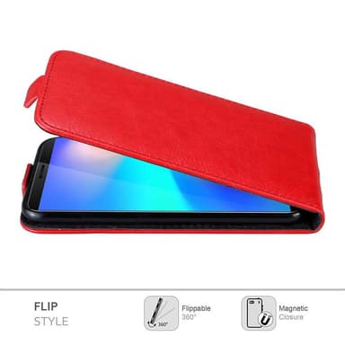 Cubot J3 PRO deksel flip cover (rød)