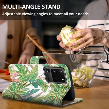 Samsung Galaxy S20 ULTRA lommebokdeksel etui (grønn)