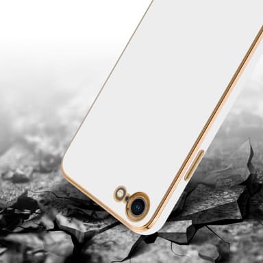 iPhone 7 / 7S / 8 / SE 2020 silikondeksel case (hvit)